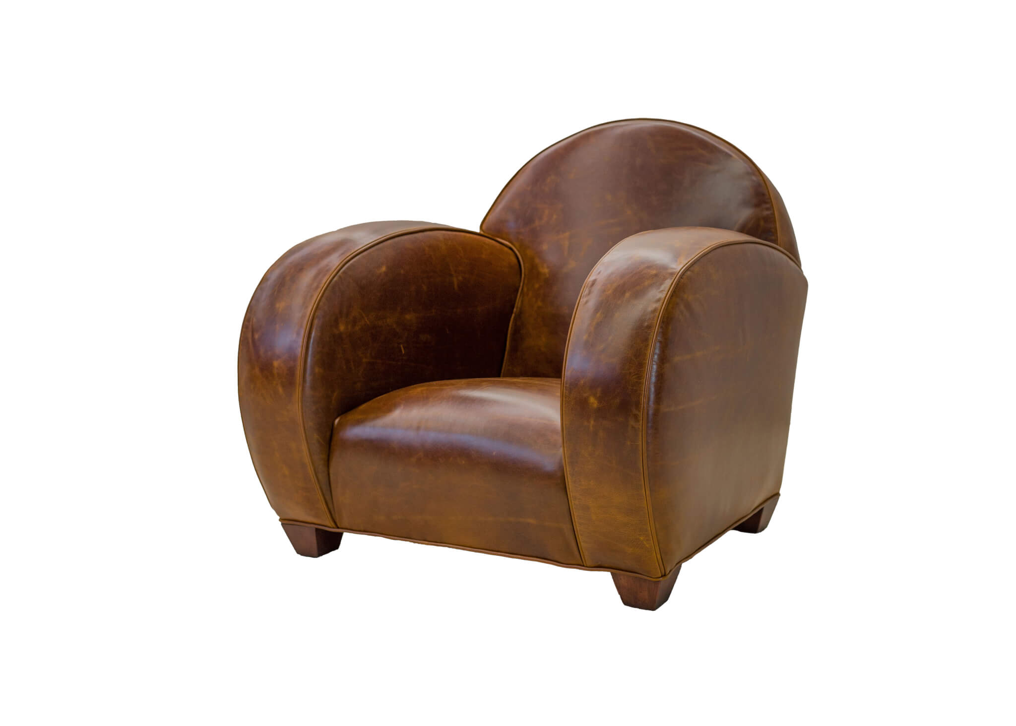 1256-01 Cigar Club Chair SOLD – Old Hickory Tannery